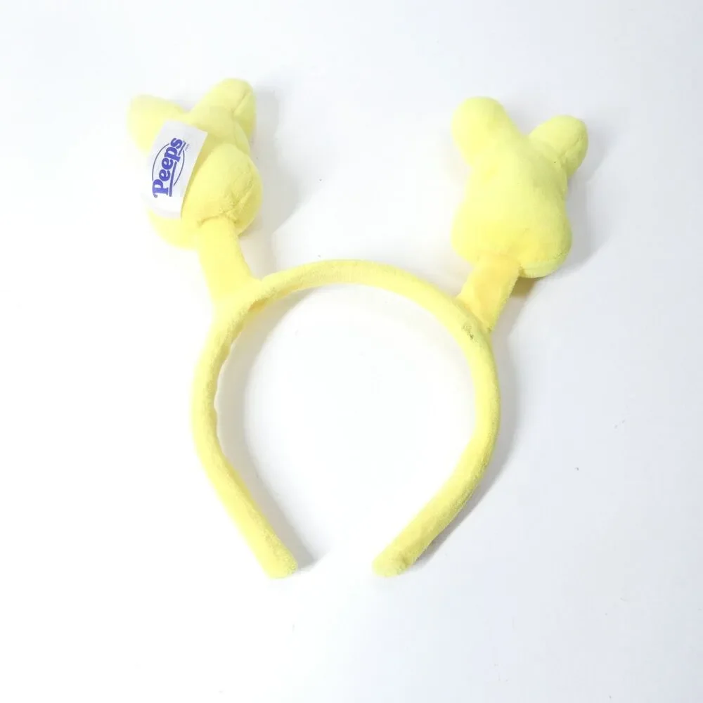 Peeps Yellow Bunny Plush Headband Easter Marshmallow Candy